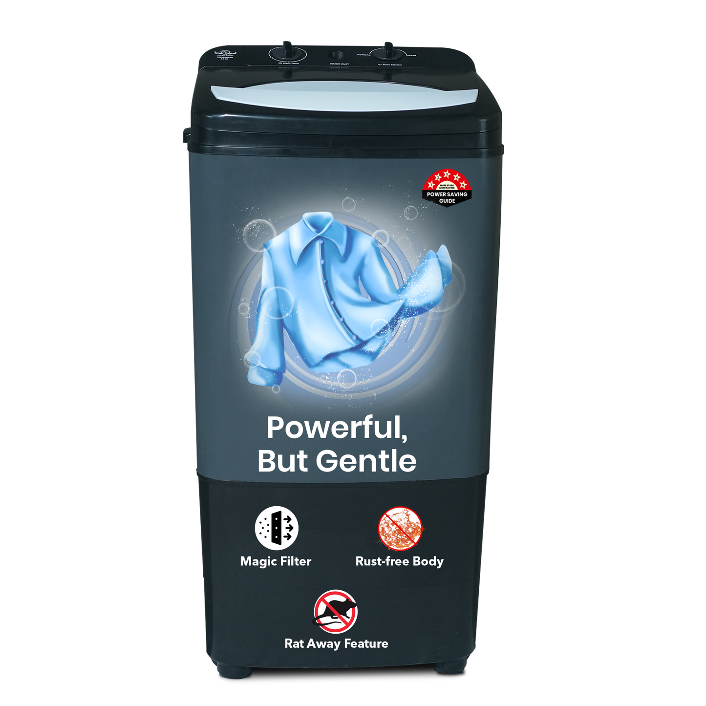 Power Guard 8.5 KG Top Load washer Only