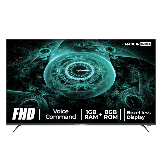 LED TV: Power Guard 109 cm (43 inch) Frameless Full HD LED Smart Android TV  (PG 43 FSVC)
