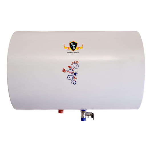 Water Geyser : Power Guard 10L Storage Water Heater Geyser With Glass Line Horizontal Tank (White, PG-GL-HORIZONTAL-10)