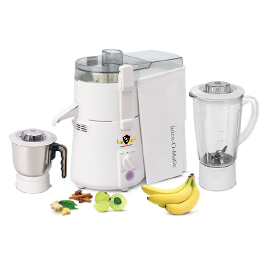 Juicer Mixer Grinder: Power Guard Juice O Matic Plus 925 Watts JMG SM Series (2 Jars)