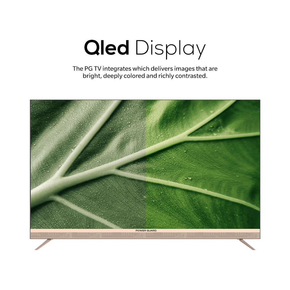 LED TV:- Power Guard 140 cm (55 inch) QLED Ultra HD (4K) Frameless Smart Android TV (PG55QLED)
