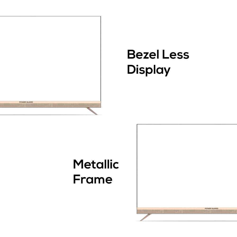 LED TV:- Power Guard 140 cm (55 inch) QLED Ultra HD (4K) Frameless Smart Android TV (PG55QLED)
