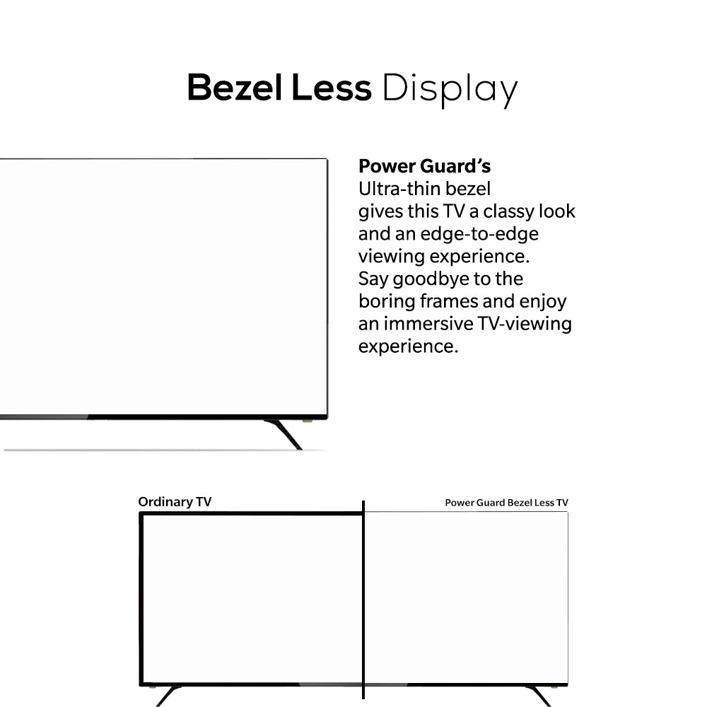 LED TV:- Power Guard 80 cm (32 inch) Frameless HD Ready LED TV (PG 32 N)