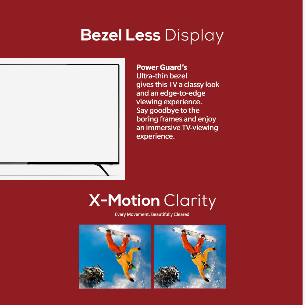 LED TV:- Power Guard 80 cm (32 inch) Frameless HD Ready LED TV (PG 32 N)