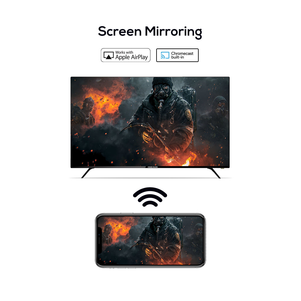 LED TV: Power Guard 80 cm (32 inch) Frameless HD Ready LED Smart Android TV (PG 32 S)
