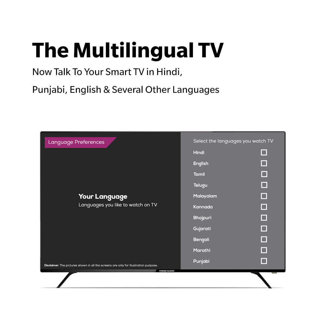 LED TV: Power Guard 80 cm (32 inch) Frameless HD Ready LED Smart Android TV (PG 32 S)