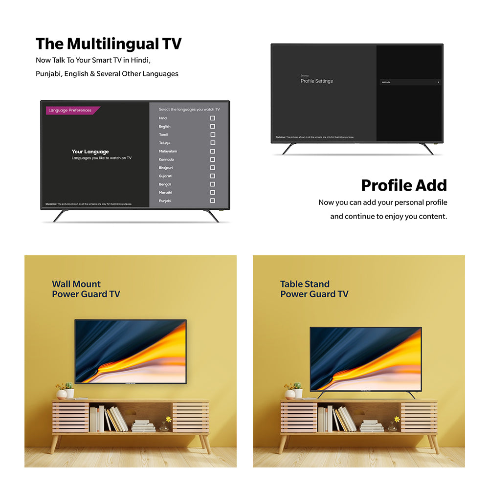 LED TV: Power Guard Ultra HD (4K) LED Smart Android TV (PG 75 4K)