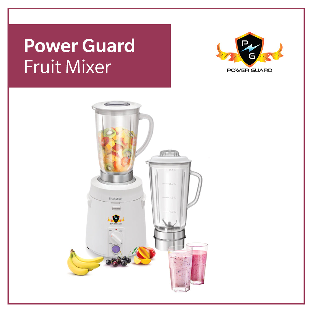 Mixer Blender: Power Guard Fruit Mixer Blender Plus 925 Watts ( 2.5 L Aluminium Base Jar)
