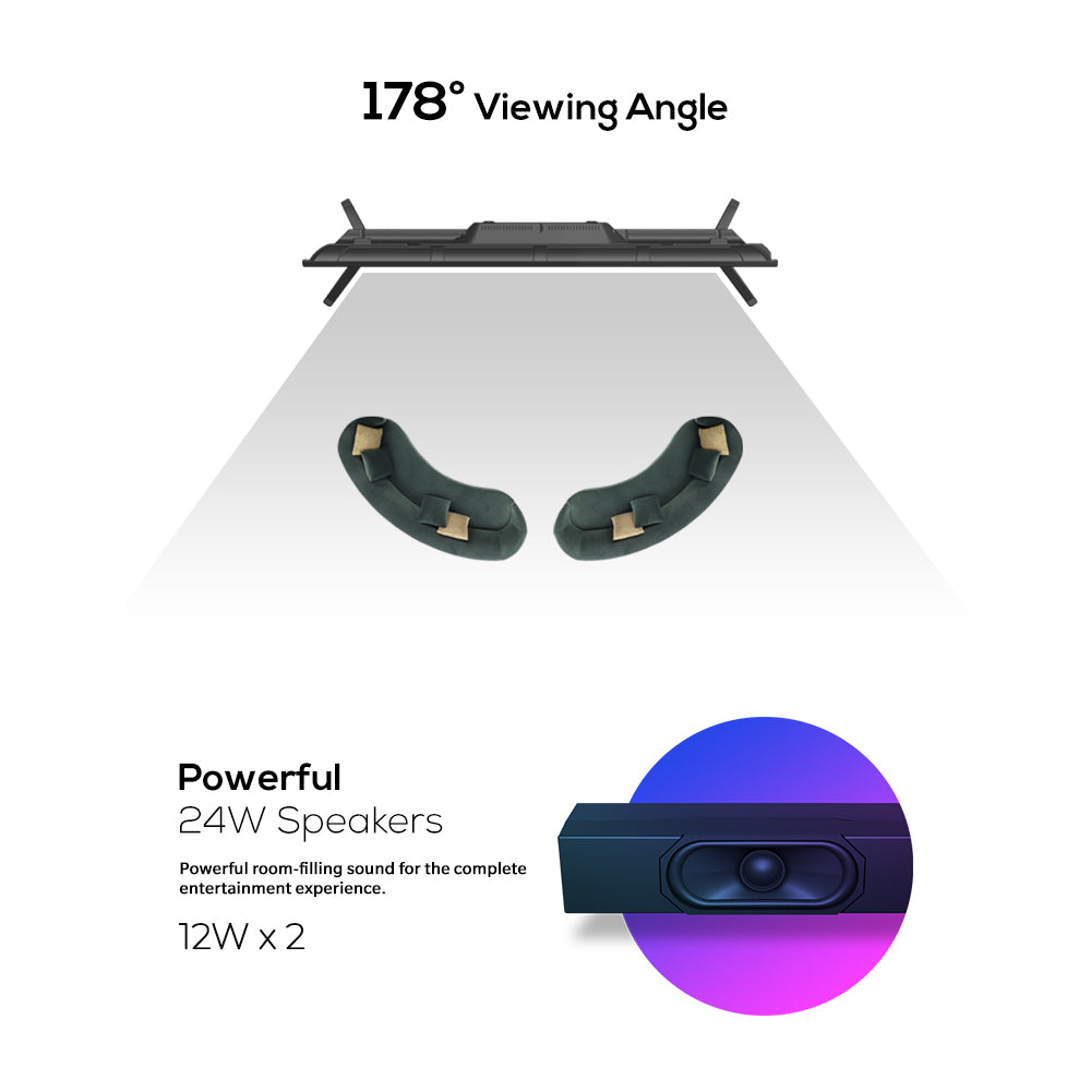 Power Guard 60 cm (24 inch) HD Ready LED Smart Android TV (PG 24 S)