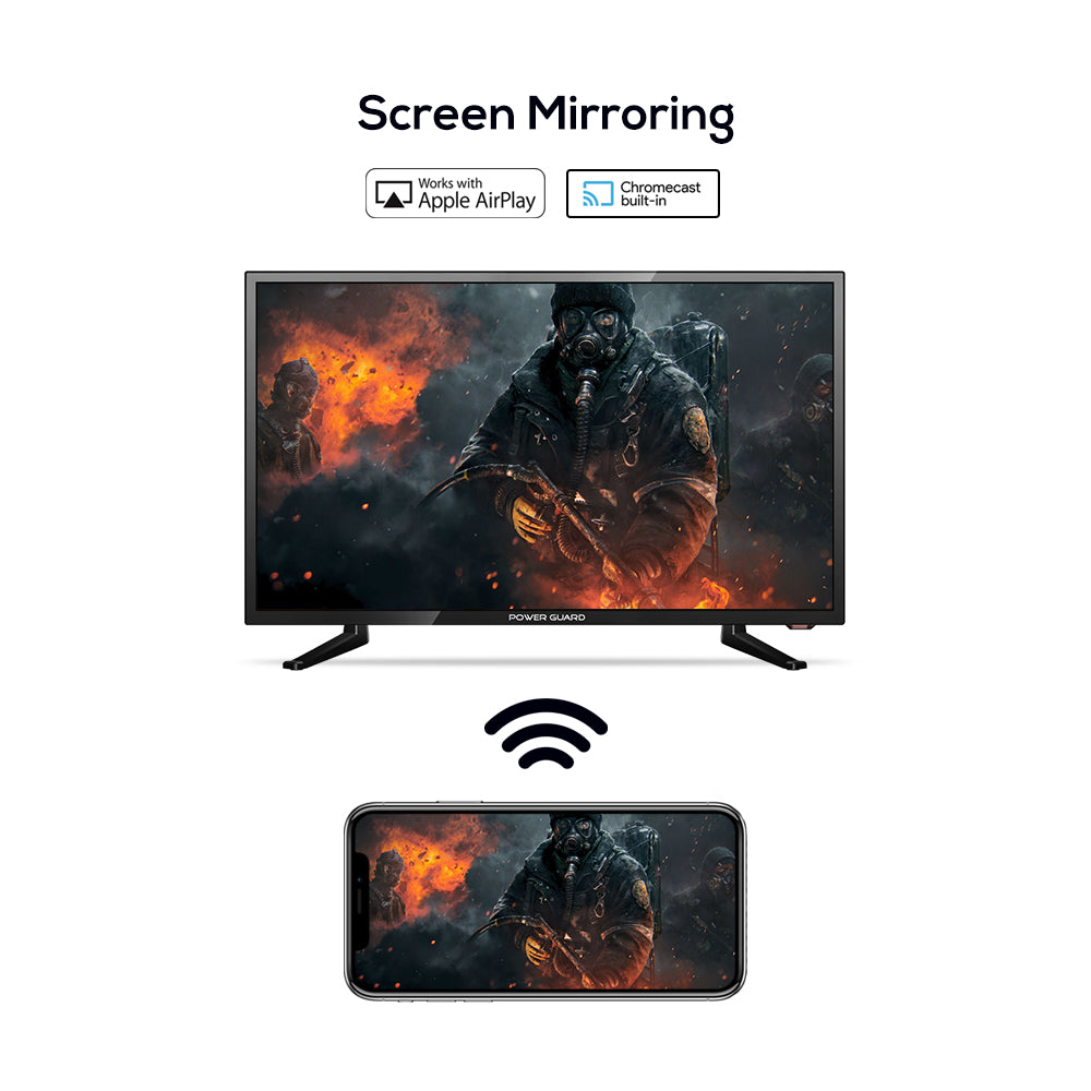 Power Guard 60 cm (24 inch) HD Ready LED Smart Android TV (PG 24 S)