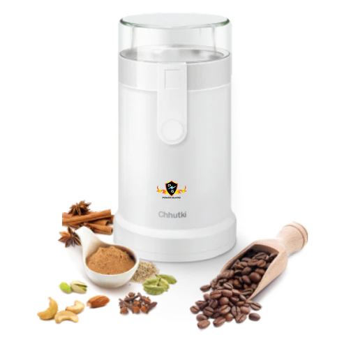  "Get your daily fix with a White Coffee Maker with Grinder - Shop Now"