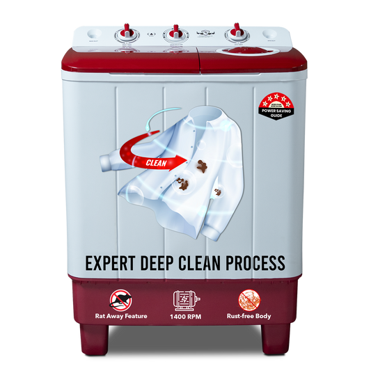 Power Guard Semi-Automatic Top Load Washing Machine 7.5 kg