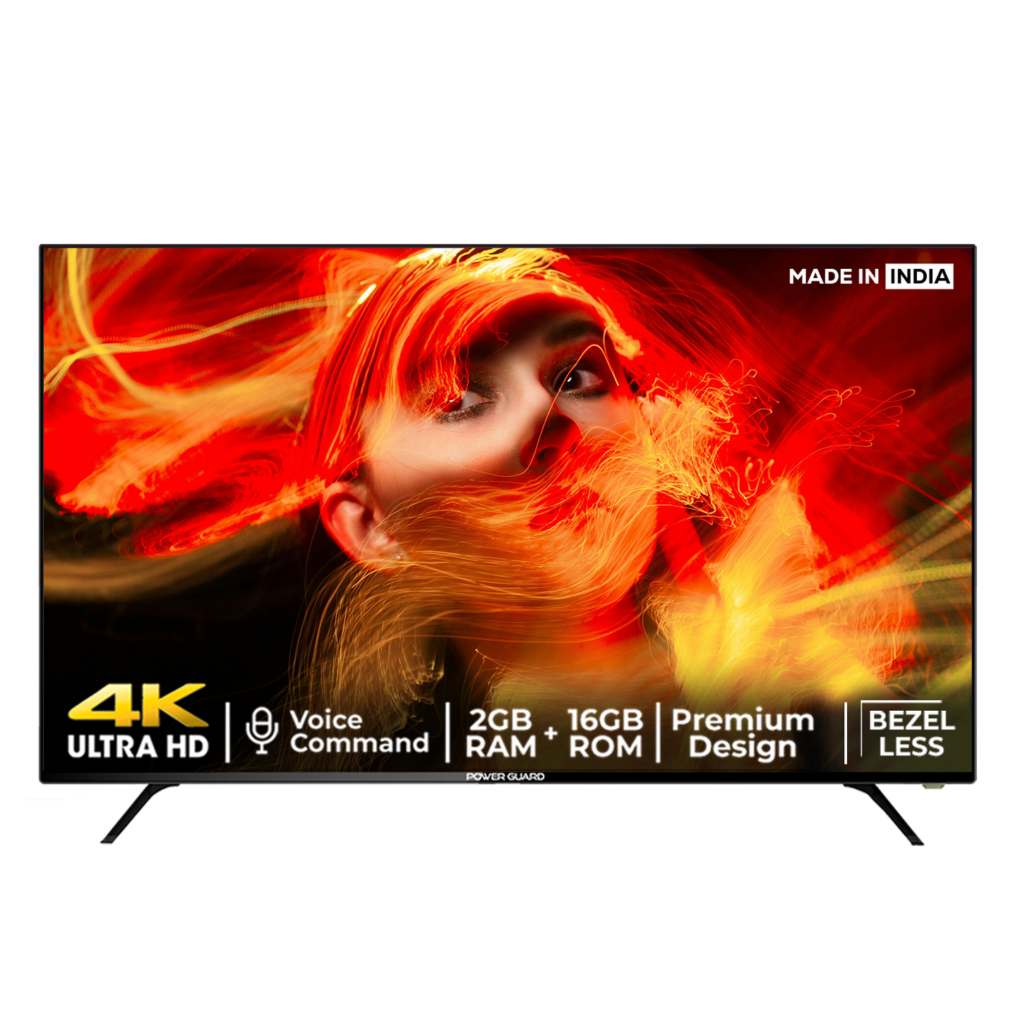 LED TV: Power Guard 138 cm (55 Inch ) Ultra HD (4K) LED Smart Android TV  (PG 55 F4K)