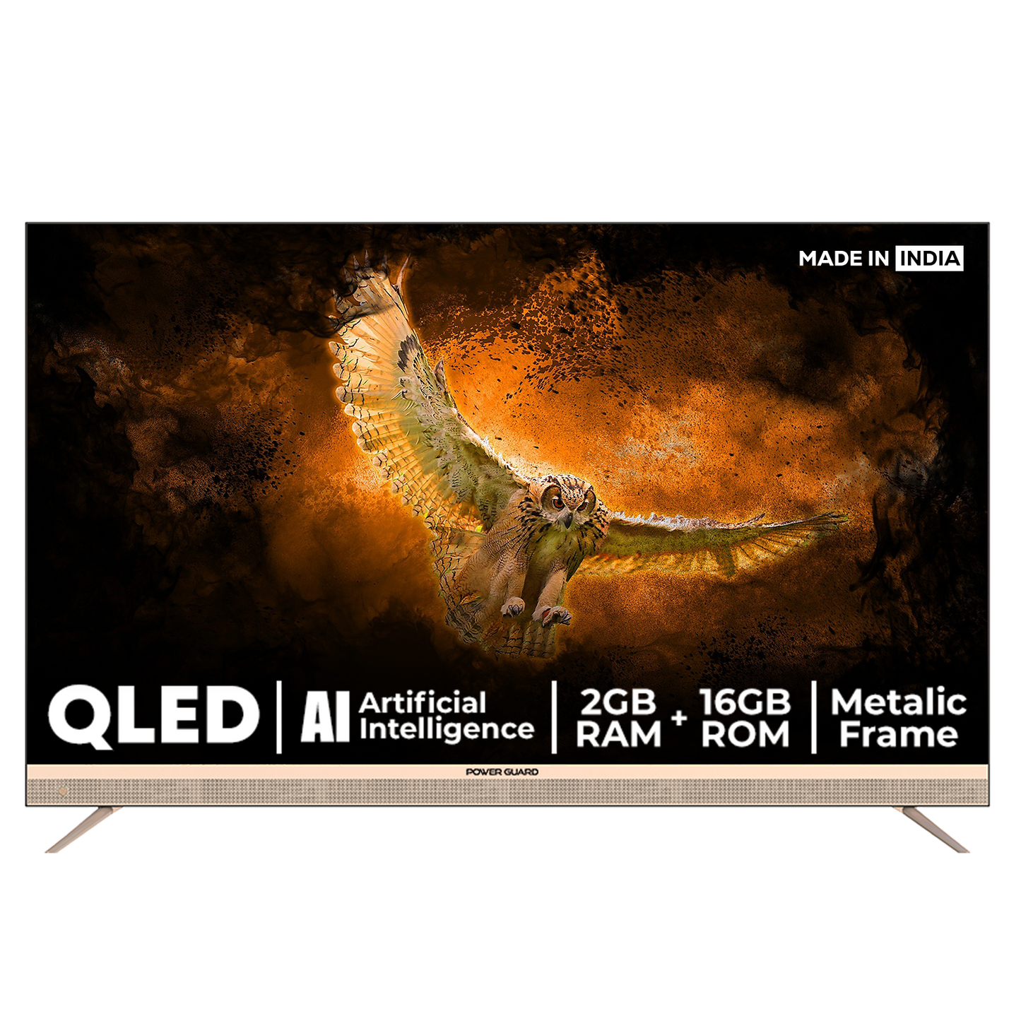 LED TV:- Power Guard 140 cm (55 inch) QLED Ultra HD (4K) Frameless Smart Android TV  (PG55QLED)