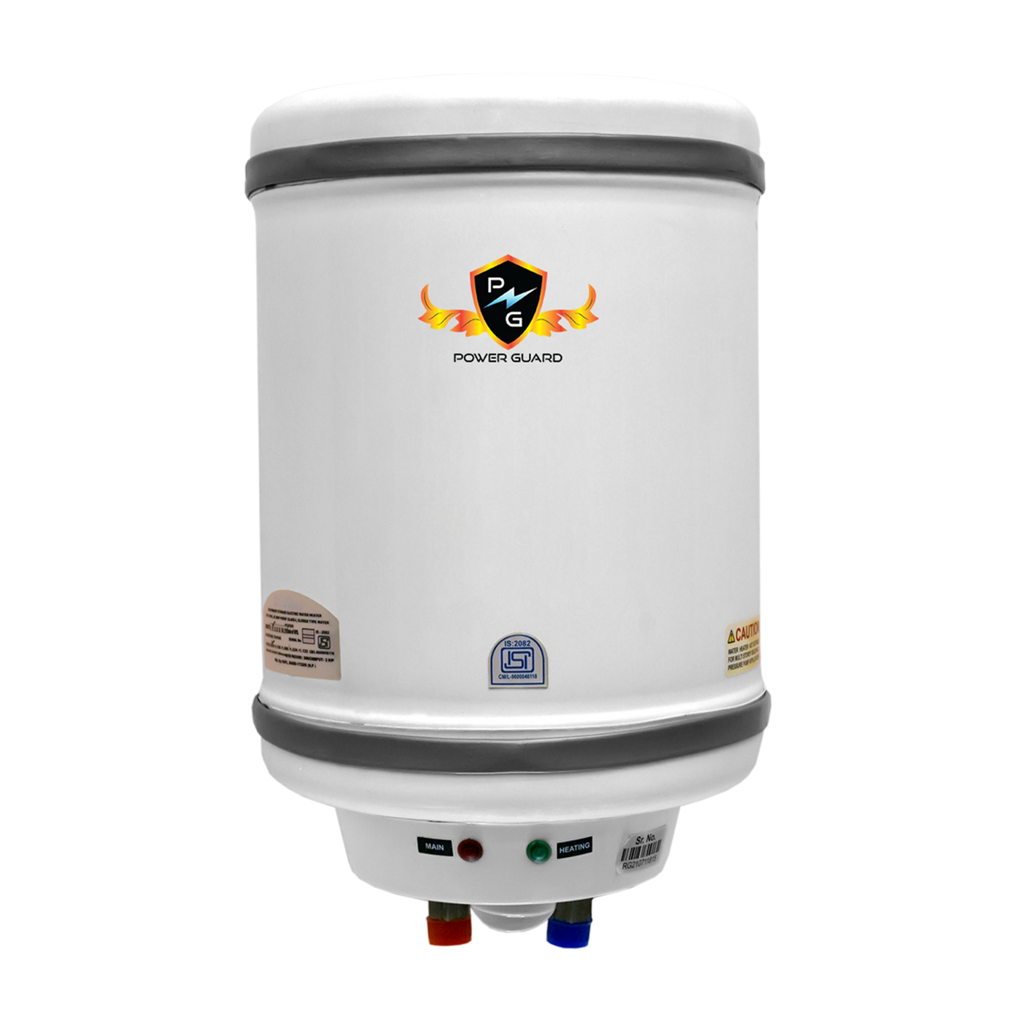 Water Geyser : Power Guard 35L Storage Water Heater Geyser (White, PG-METAL-35)