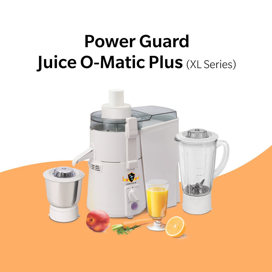 Juicer Mixer Grinder: Power Guard Juice O Matic Plus JMG 925 Watts XL Series (2 Jars)