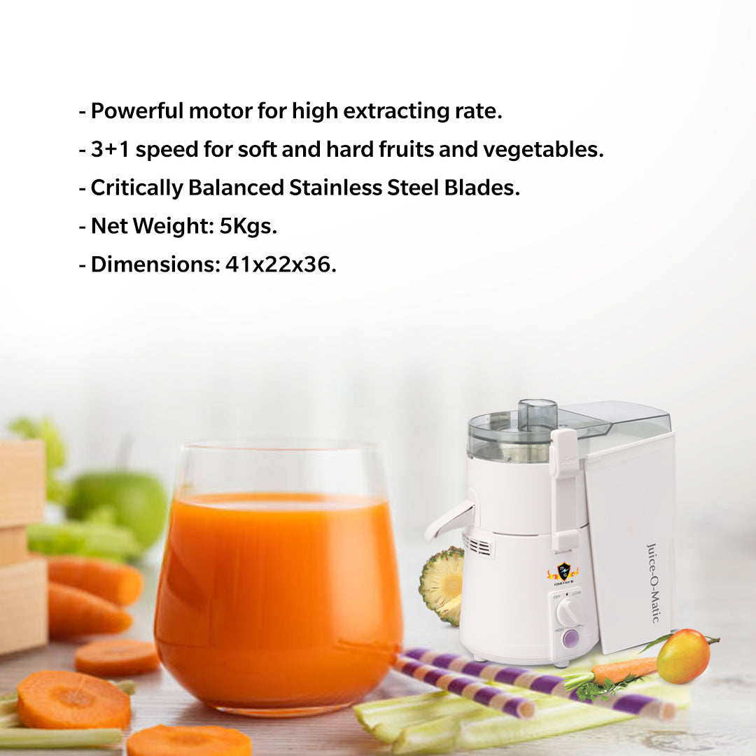 Juicer Mixer Grinder: Power Guard Juice O Matic Plus 925 Watts JMG SM Series (2 Jars)