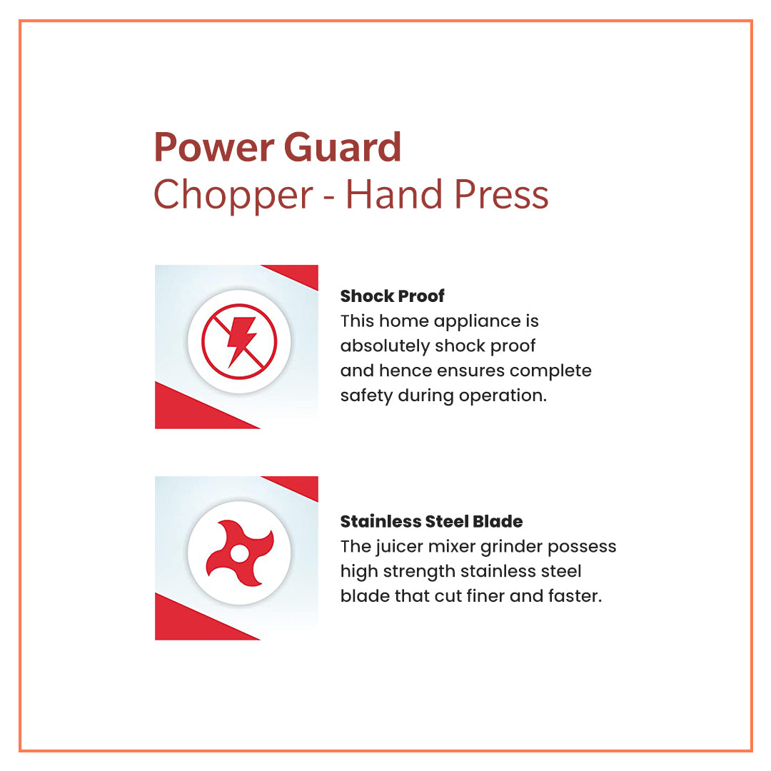 Chopper: Power Guard Chopper Hand Press