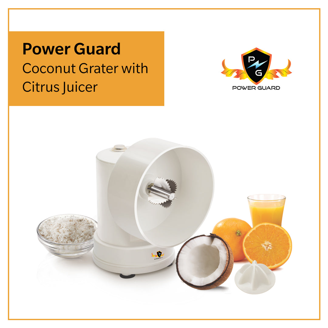 Coconut Grater: Power Guard Coconut Grater With Citrus Juicer (400 Watts)
