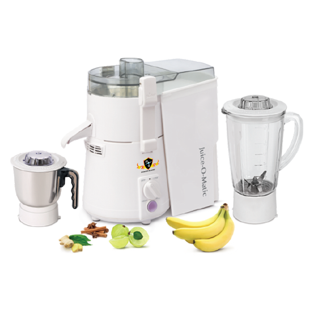 Juicer Mixer Grinder: Power Guard Juice O Matic Plus 925 Watts JMG SM Series (2 Jars)