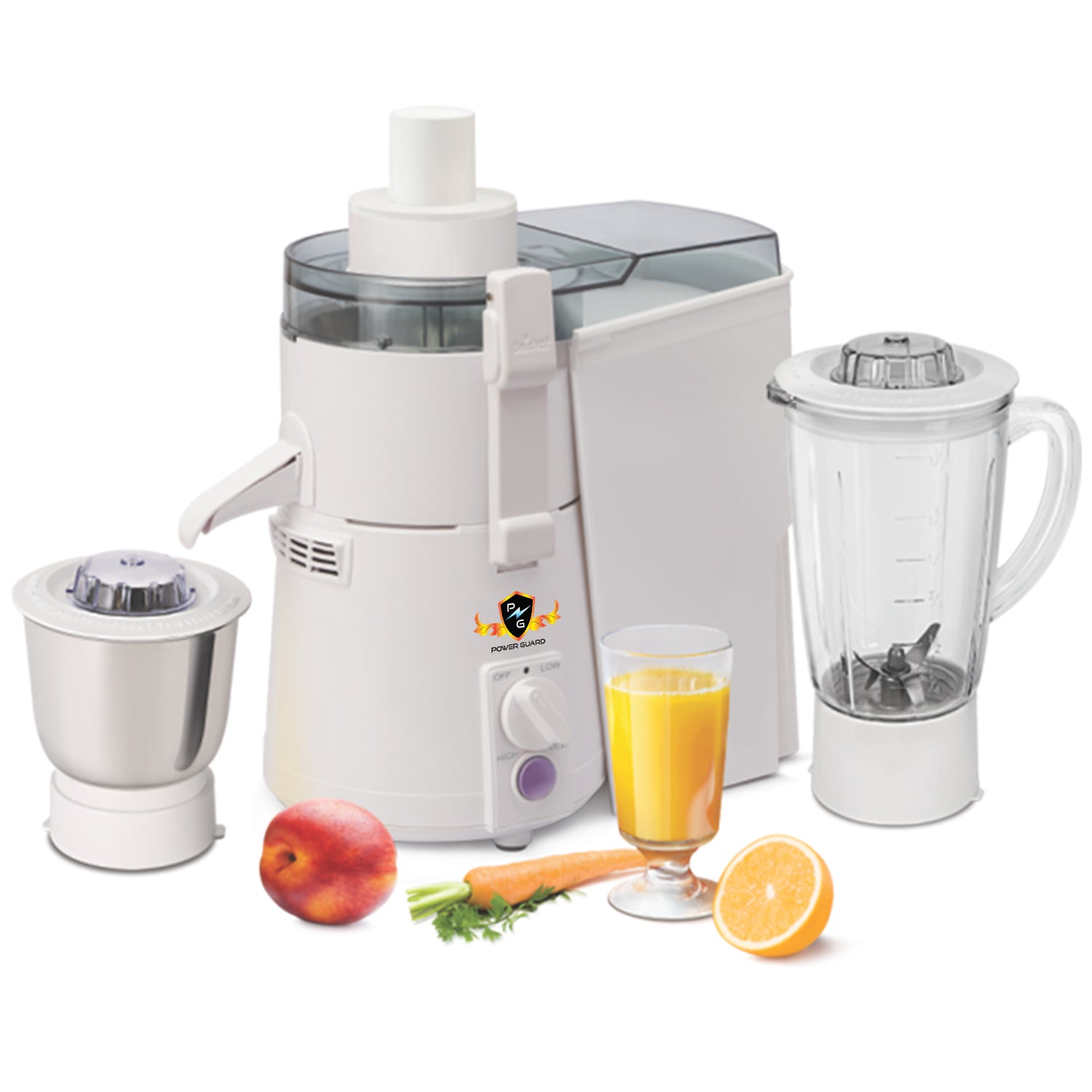 Juicer Mixer Grinder Power Guard Juice O Matic Plus JMG 925 Watts XL