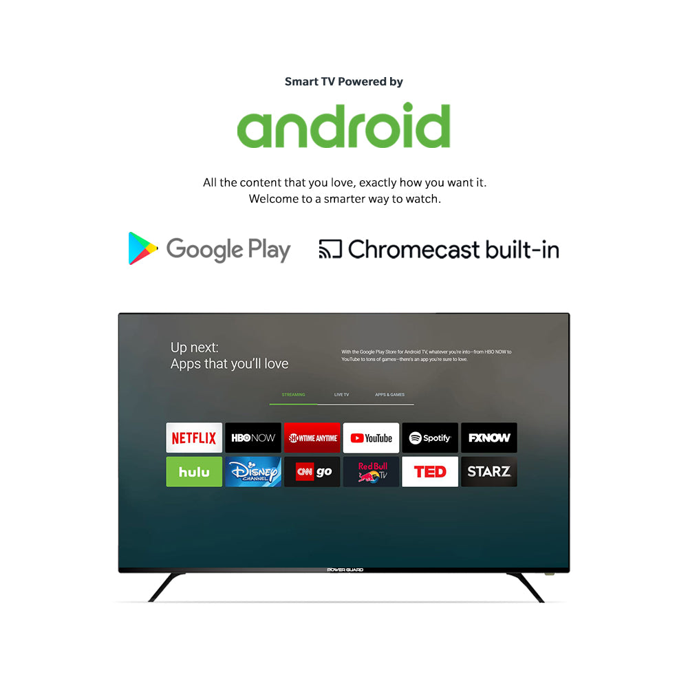 LED TV: Power Guard 80 cm (32 inch) Frameless HD Ready LED Smart Android TV (PG 32 S)